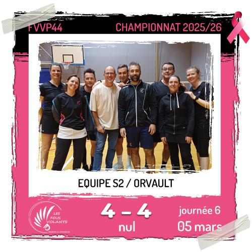 Rencontre J6 de la S2 : Vigneux contre Orvault (nul)